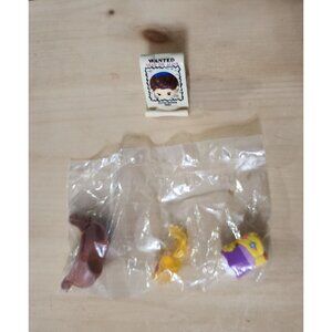 Disney Tsum Tsum Tangled Mini Figures Flynn Rider Rapunzel‎